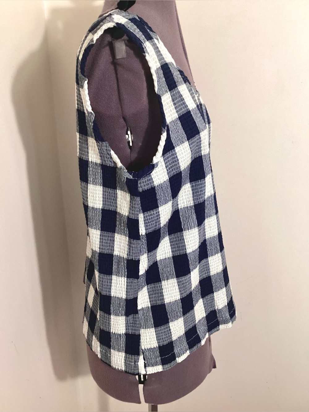 Dressbarn Vtg Gingham Tank Size 14/16 - Picture 5 of 12